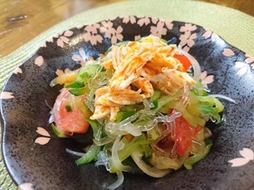 トマトときゅうりの中華風酢物