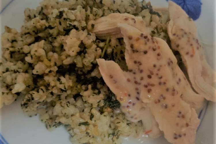大葉の鶏飯 青じその大量消費 レシピ 作り方 By Mia Ami クックパッド