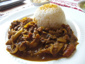 イカのトマトカレー ~赤色カレー~