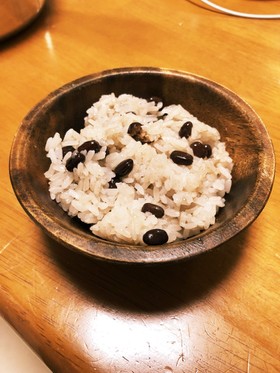簡単♪塩味付きお赤飯