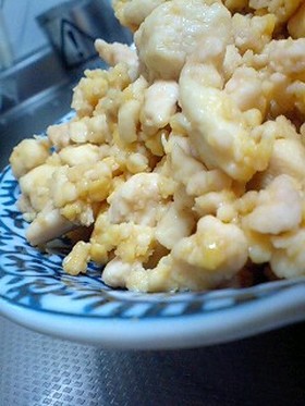 材料3つ!シンプルいり鶏
