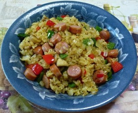 カラフルカレーチャーハン