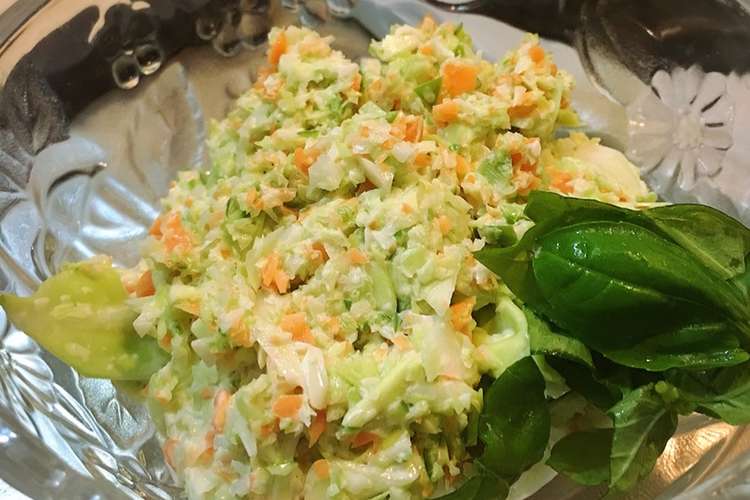 ぶんぶんチョッパー 簡単コールスロー レシピ 作り方 By サリさんの台所 クックパッド