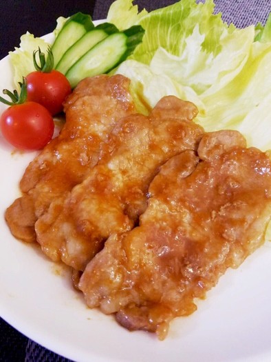 【定番メニュー】簡単！豚ロースの生姜焼きの写真