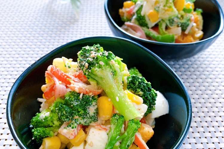 冷凍野菜で簡単 ブロッコリーサラダ レシピ 作り方 By とまぷり クックパッド 簡単おいしいみんなのレシピが376万品