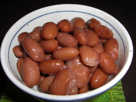 我が家の金時豆甘煮