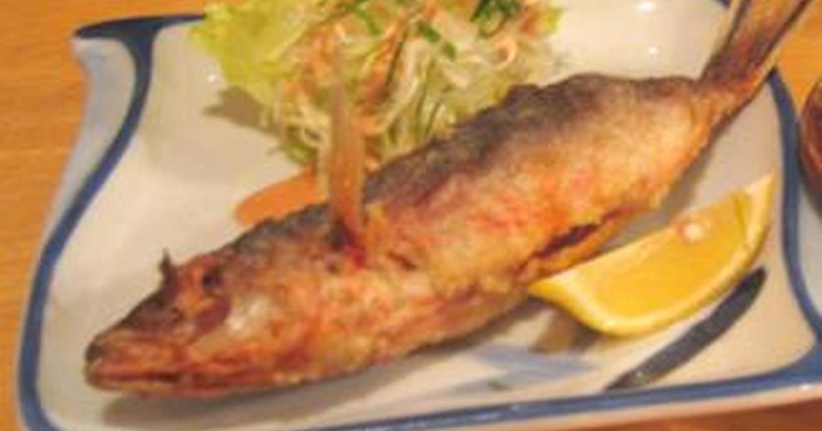 グルクン たかさご の唐揚げ レシピ 作り方 By 宮古島温泉の塩 クックパッド 簡単おいしいみんなのレシピが364万品