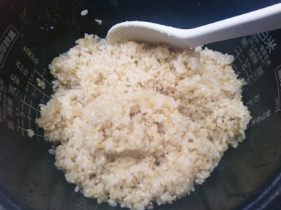玄米の美味しい炊き方ପ(⑅ˊᵕˋ⑅)ଓの写真