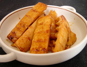 焼肉のタレdeたけのこの韓国風炒め