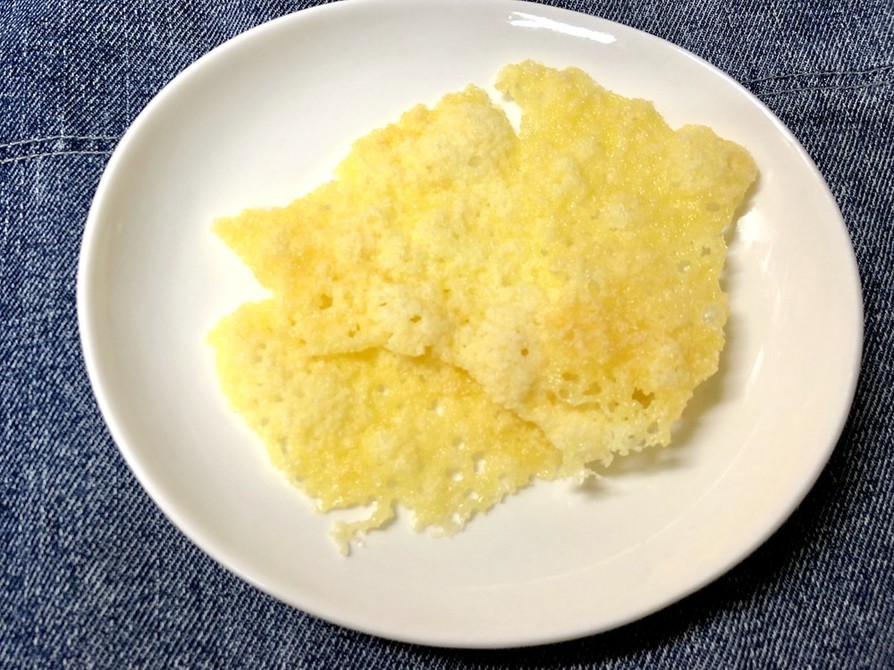 【低糖質】レンジで簡単♪パリパリチーズの画像