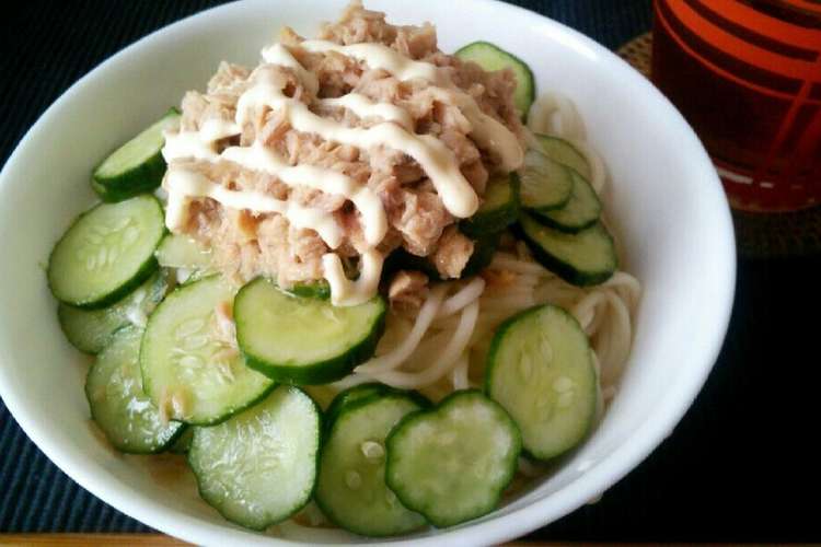 ツナマヨキュウリのぶっかけそうめん レシピ 作り方 By 高橋らくじ クックパッド 簡単おいしいみんなのレシピが361万品