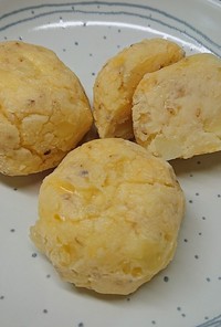米粉を使った胡麻チーズポテトパン