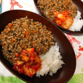 ひき肉あんかけ