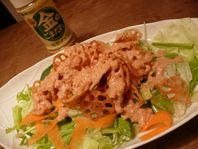 つぶ②ドレッシング☆おいしいサラダ♪