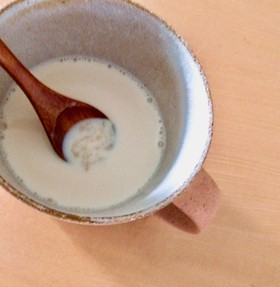 米麹の甘酒&豆乳甘酒ラテ♪