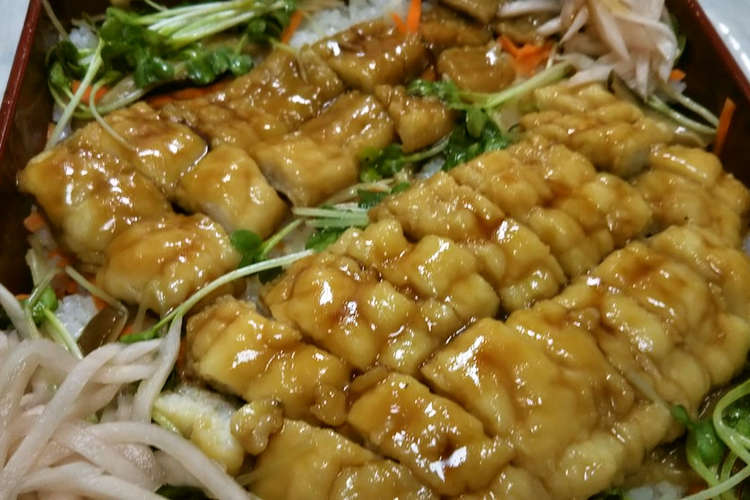 鱧の照り焼き寿司 レシピ 作り方 By たーぼのはは クックパッド 簡単おいしいみんなのレシピが353万品