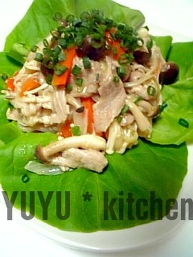 炒めるだけ♪豚肉をピリっと柚子胡椒で♪