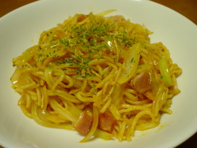 ◎中華麺(焼きそば麺)で♪ナポリターン