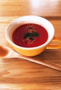 電子レンジで簡単★イタリアントマトスープ