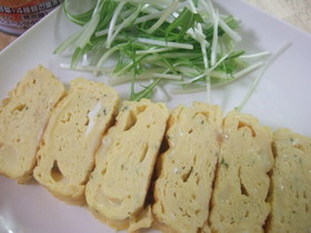 にんにくちーず☆玉子焼き