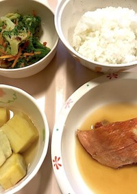 金目鯛の煮魚【病院食】