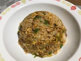 残り物で!納豆キムチ炒飯