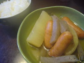 冷蔵庫にあるもので大根の煮物