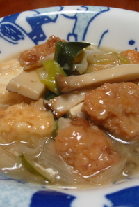 豆腐と海老団子のスープ