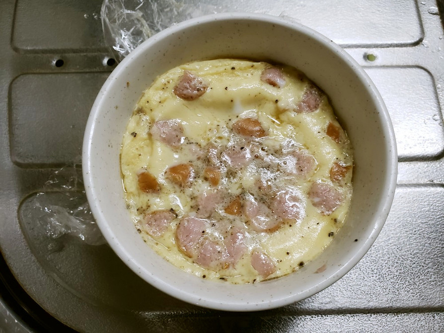 レンジで茶碗蒸し　コンソメ･チーズの画像