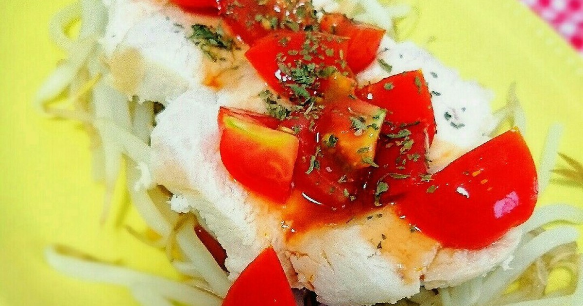 レンジで簡単 鶏むね肉の甘酢トマトソース レシピ 作り方 By こはるの幸せレシピ クックパッド 簡単おいしいみんなのレシピが357万品