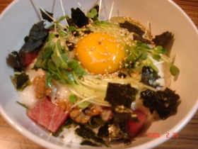 めかぶ納豆山かけ丼