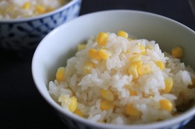 炊飯器まかせ♪とうもろこしごはん