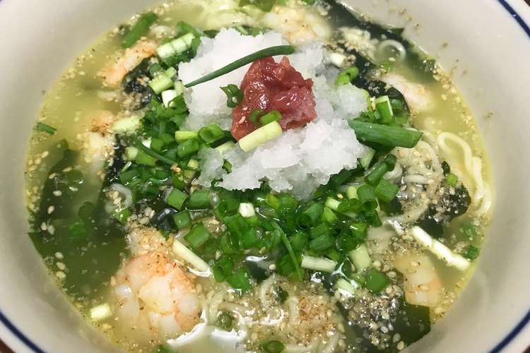 サッポロ一番塩ラーメン 夏の海スペシャル レシピ 作り方 By Jonisen クックパッド