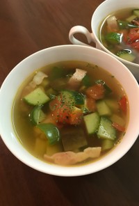 夏野菜☆コンソメスープ