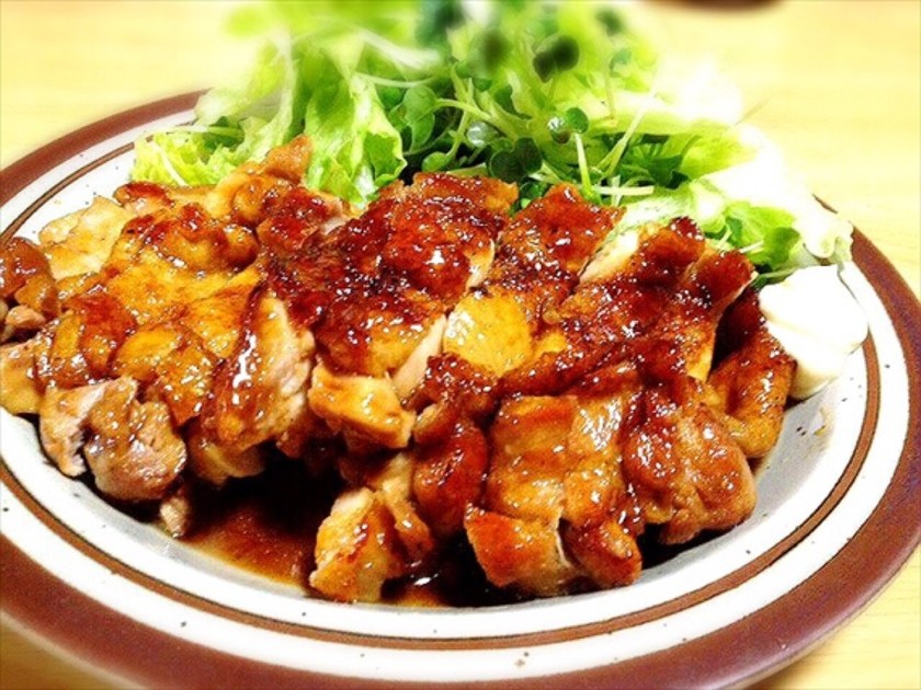 ハニーガーリック鶏もも肉のレシピ