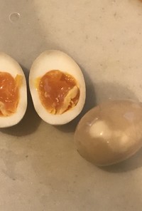 半熟味付き卵