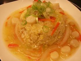 ちょい辛★ホタテと白菜のあんかけ炒飯