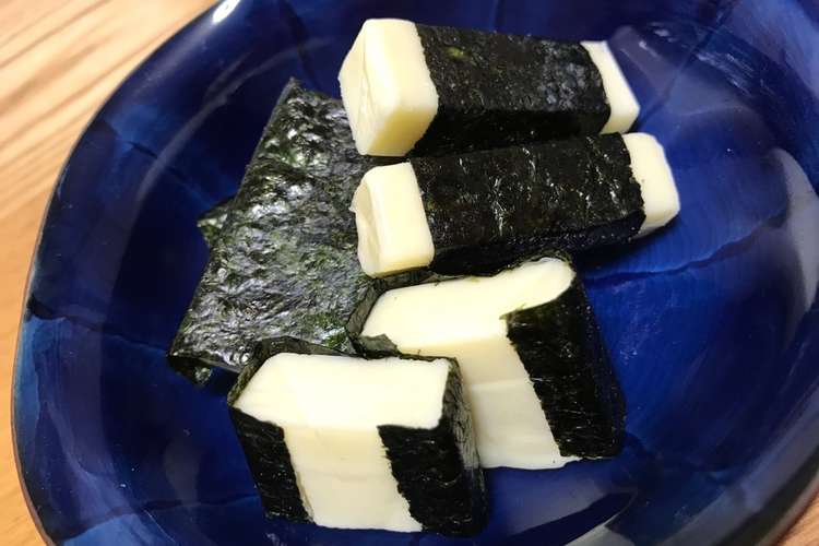 簡単おつまみ くるりん海苔チーズ レシピ 作り方 By だのん 彡 クックパッド 簡単おいしいみんなのレシピが360万品