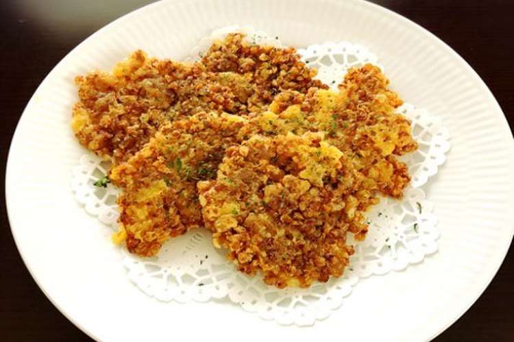 おやつにカリポリそばの実煎餅風 レシピ 作り方 By デリスメッド クックパッド 簡単おいしいみんなのレシピが357万品