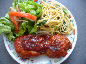 材料これだけで?ジューシーハンバーグ♡♡