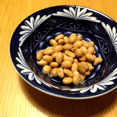 【炊飯器】少量〜節分の炒り豆で大豆の水煮の写真