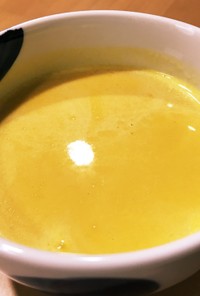 炒め玉ねぎ無しの簡単かぼちゃスープ