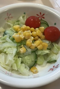 ボイルサラダ (コーントマト)【病院食】