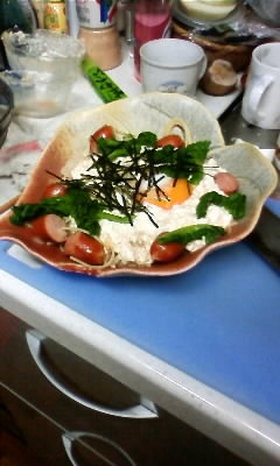 簡単☆おと~ふパスタ