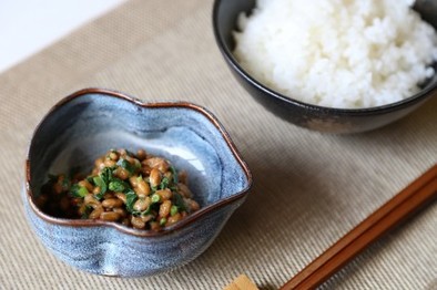 トトキの納豆和えの写真