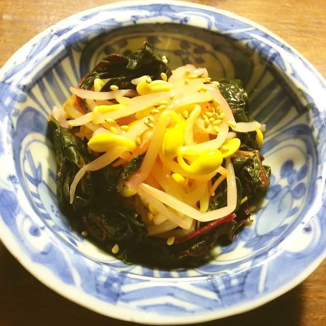 アマランサスの葉と豆モヤシのナムル レシピ 作り方 By Guzavie クックパッド 簡単おいしいみんなのレシピが370万品