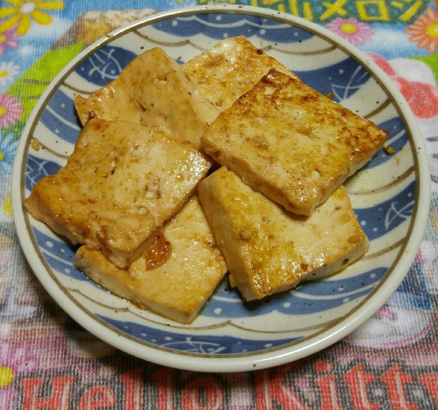 練り梅豚のタレでもう1品豆腐ステ~キ｡の画像