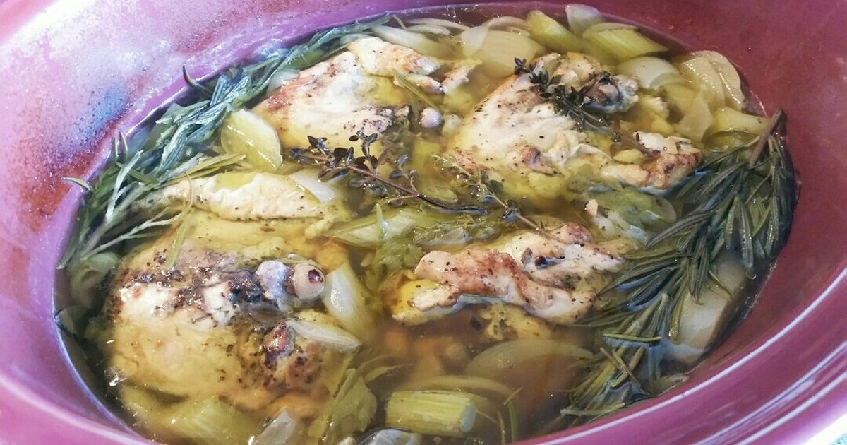 低カロリースロークッカーチキントルティーヤスープのレシピ