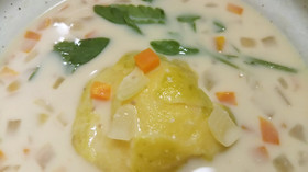 じゃがいも丸ごと冷たいスープ