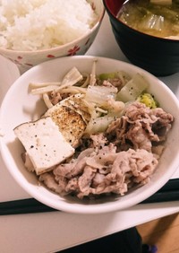 塩ダレ肉豆腐